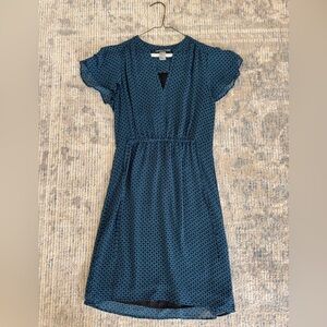 H&M Blue Patterned Dress